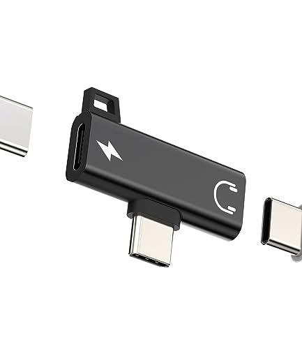 ^CvcCzWbNϊ퓯イ[d A_v^[(2in1)ΉApple iPhone 15 Pro Max Plus ΉiPad Pro Air ΉSony Xperia ΉSamsung DAC Type-c Aux }[d ϊ