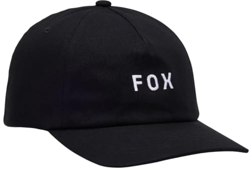 Casquette Fox Racing Wordmark Adjustable Hat noire réglable pour homme et femme