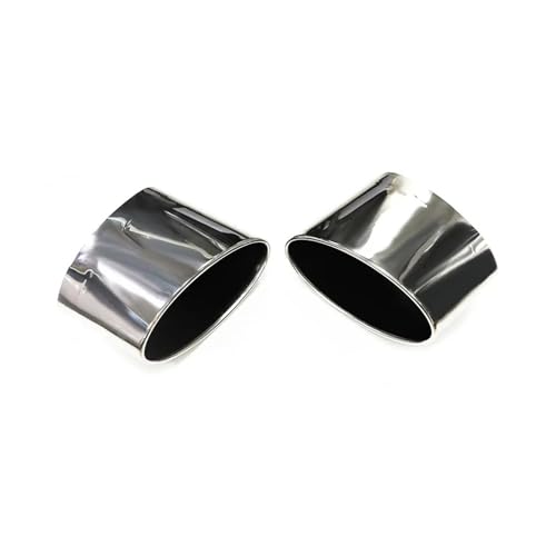 排気管テールパイプ に適合するS7 S6 S5 S4 S3 Up RS6 RS7 に適合するRS6 RS3 に適合するRS4 RS5 マフラーチップ テールパイプ 排気チップシステム 220mm幅 ノズル 車用排気パイプ(Silver A)