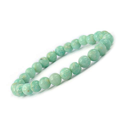 Image of Reiki Crystal Products Natural Crystal Stone Bracelet 6 mm Round Beads for Men & Women | Gemstone Jewellery Bracelet | Reiki Charged | Multiple Stone Variants Available