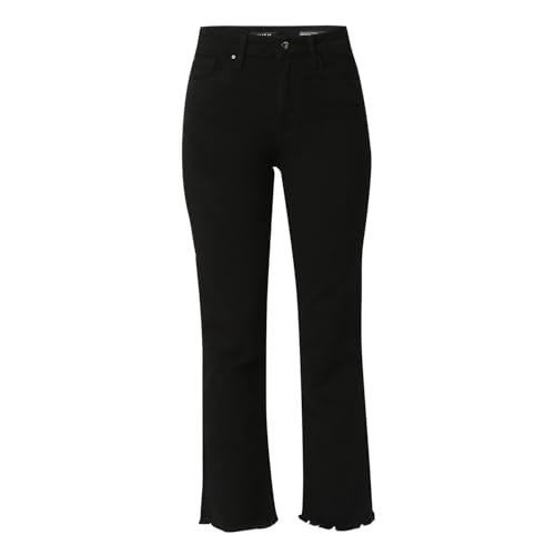 Image of Spykar Women Black Slim Straight Fit Mid Rise Casual Jeans