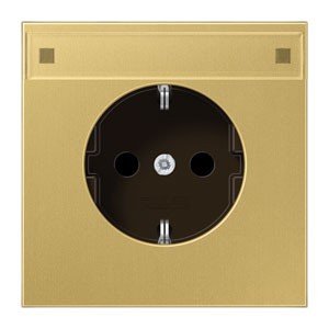 Prise Schuko Jung ME AL 1520 Kina D 16 A 250 V série LS Laiton