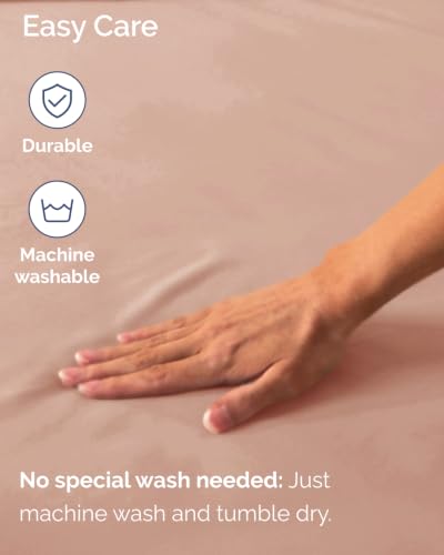 Image of CGK Linens 2 Pack Extra Deep Queen Fitted Sheets - Mauve