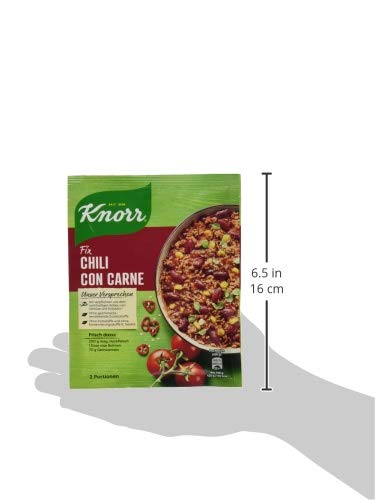 Knorr Fix Würzmischung Chili con Carne für einen würzigen Eintopf mit natürlichen Zutaten* 33 g 1 Stück - Image 8