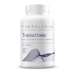 Theralogix Theratonin Melatonin Supplement – 90-Day Supply – Sleep Support Supplement – Melatonin to Aid a Good Night’s Sleep – Supplement for Women to Support Fertility – NSF Certified – 90 Tablets
