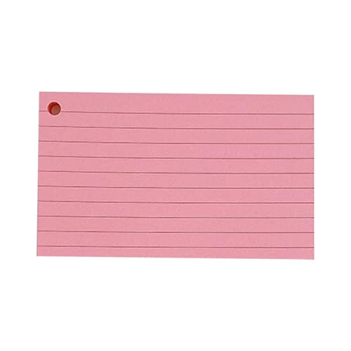 Flashcards Study Note Card Game Lined Indexes With Binding Rings Paper Study For School Lined Revision