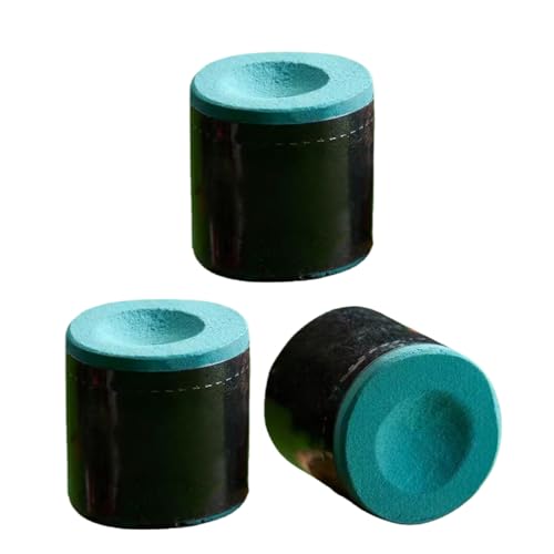 KUYTUE 3PCS Snooker Chalk Pool Chalk Snooker Cue Chalk Set No-Slip Pool Cue Accessories Durable Snooker Accessories Billiard Pool Cue Chalk Pool Table Accessories Dry Pool Cue Chalks Light Green
