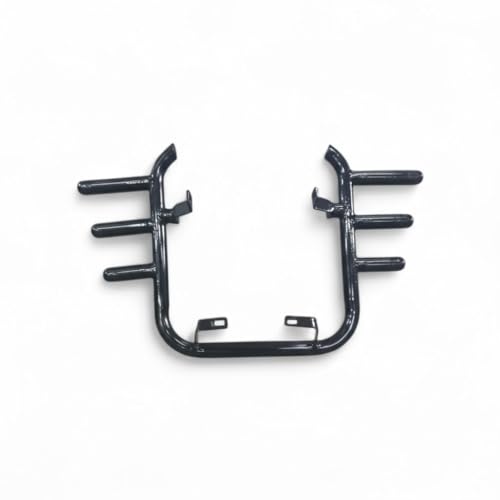 Image of Asco Motors Matte Black 3-Rod Engine & Leg Guard - Compatible with Jawa & Yezdi (2025-26) Models (42, 42FJ, Perak, Bobber, Classic 350, Roadster,)