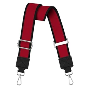 Muteffcase Purse Strap Wide Replacement Crossbody Bag Straps, 1.5″ Canvas Handbag Shoulder Strap, Adjustable Tote Belt