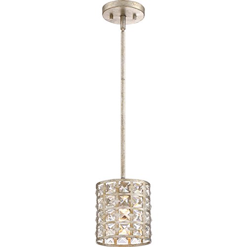 Quoizel Lxy1506Vg Luxury Crystal Mini Pendant Lighting, 1-Light, 100 Watts, Vintage Gold (8" H X 7" W) #TOP10