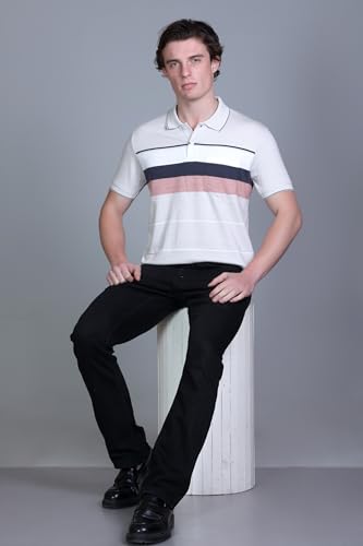Image of SANE ORIGINALS Polo T-Shirt for Men with Pocket || Striped Polo for Men