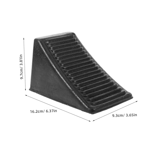 Cuneo Ruota in Gomma per Camion e Rv Blocco Antiscivolo e Portatile Dispositivo Sicurezza per Veicoli Pesanti Facile da Usare per Livellamento e Arresto