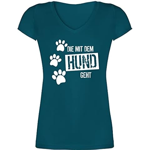 T-Shirt Damen V Ausschnitt - Geschenk Cover