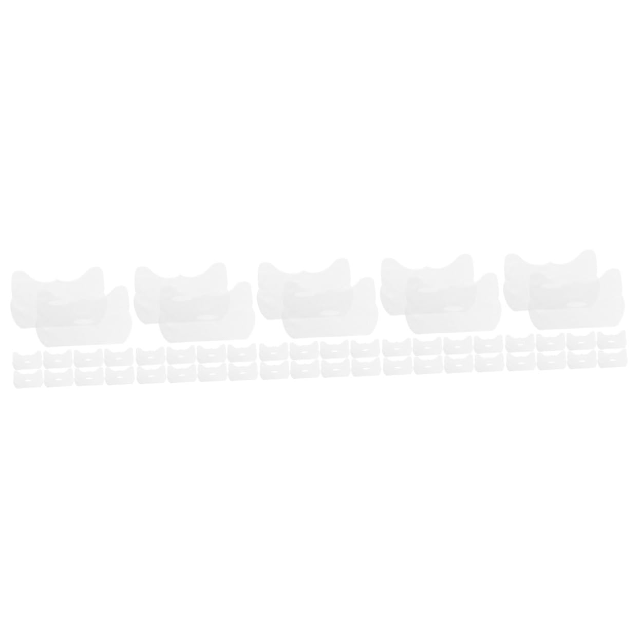 Healvian 50pezzi Maschere Facciali Per Della Maschera Idratante Face Per Trattamenti Fai Te Copertura Completa e Assorbimento Facile