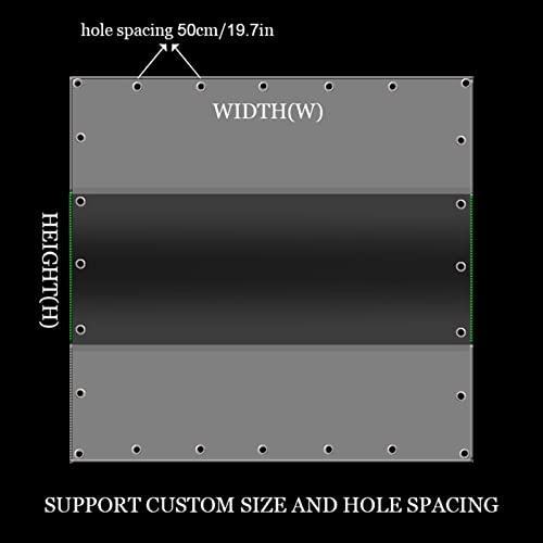 Lona resistente a la intemperie impermeable y transparente para jardín 7