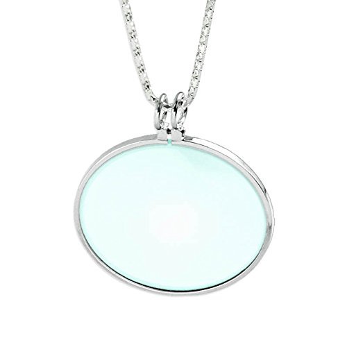 5X Silver Necklace Magnifier - 1.5