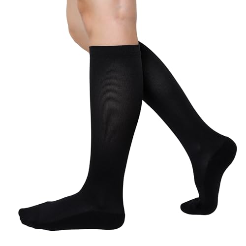 Compression Socks for Men and Women, 20-30 mmHG, Graduated Compression for Flight, Travel, Sports, Pregnancy, Running