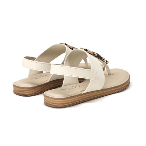 Sandália Modare Conforto Feminina 38 Creme