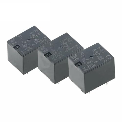 Relé 812H 1A C 12V 16A relés de activación rápida y alta resistencia 5 uds
