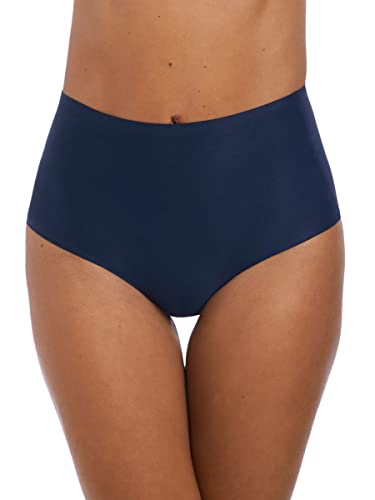 Fantasie Women's Smoothease Invisible Stretch VPL-Free Full Brief Underwear, Navy, one-Size-fits-All