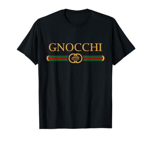 Gnocchi Funny Logo Style Italian Foodie T-Shirt
