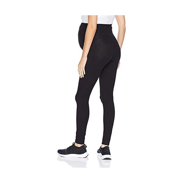 HUE-Womens-Maternity-Cotton-Legging HUE womens Maternity Cotton Leggings, Black, Medium US