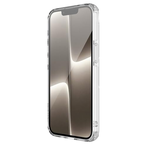 Image of Nillkin Case for Apple iPhone 16E / 17E (6.1 inch Inch) Nature TPU Pro Magnetic Works with Magsafe Charger Hard Borders + PC Back & Impact Resist Edges Soft Flexible White Color