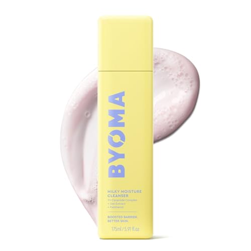 BYOMA Milky Moisture Cleanser (175ml) Ultra Soothing Cleanser Gentle on Dry and Sensitive Skin with Tri-Ceramide Oat Extract and Panthenol Vegan