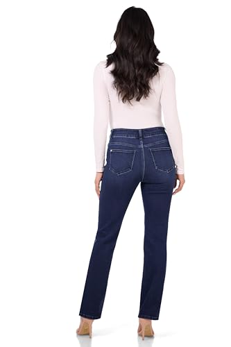 REKUCCI Women's Secret Figure Premium Lux Denim Straight Leg Pull-On Jean4