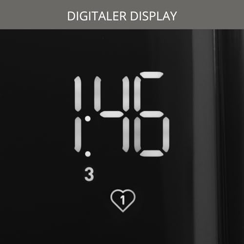 Krups KH641810 Smart'n Light Toaster, Zwei-Scheiben-Toaster, Digitaldisplay, 7 Bräunungsstufen,...