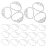 VINTORKY 20pcs Plastic Music Box Pull Ring Handles Replacement for Toy Music Box Pull Cord Abs Material