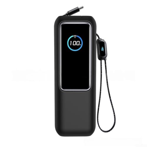 Funda para banco de energía Anker Zolo, funda de silicona Ive para Anker Zolo 25000 mAh 165 W Power Bank (negro)