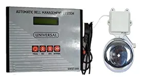 Security Store Electronic Bell Management System - Multipurpose Timer with 4 Inch Gong Bell for Schools, Offices, Factories,Godown !! 1 Year Warranty !!