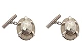 Argento 925 Tartaruga : Gemelli in Argento 925 con Testuggine - polsino camicia - cerimonia