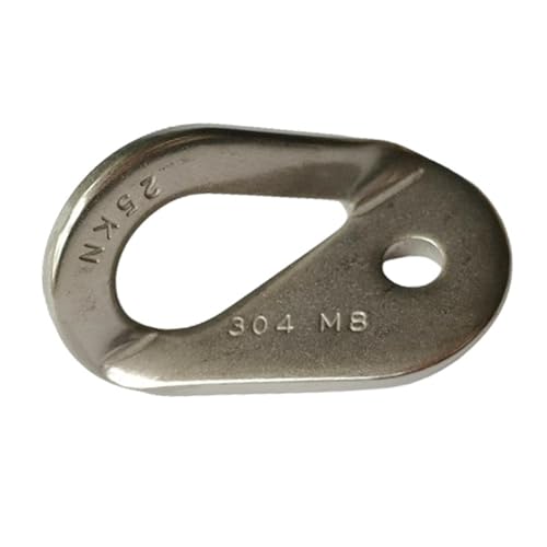 RNXRZANK Climbing Anchor, Climbing Hanger, Outdoor Equipment, Stainless Steel, Heavy Duty, for Indoor and Outdoor, Hammock, Caving, M8