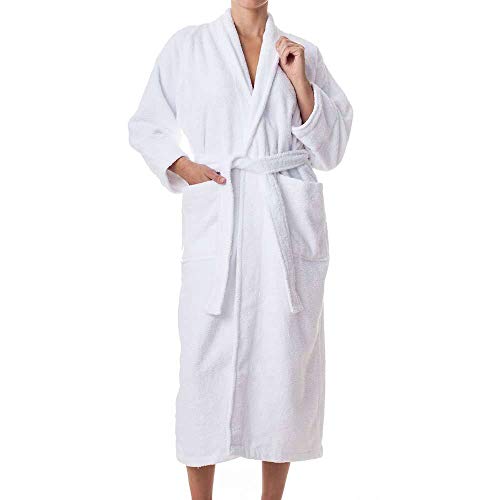 Unisex Terry Cloth Robe 100 Egyptian Cotton Hotel/Spa by