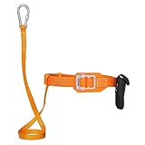 Lanière De Protection Contre Protection Contre Les Chutes d'automne 1 Pcs, Corde De Sécurité De Navire De Haute Résistance avec Rubrique en Acier Métal pour Protection De L'ingénierie De Travail