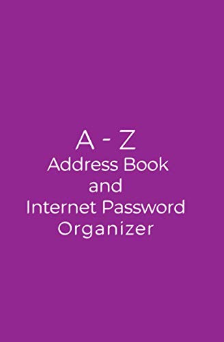 A - Z Address Book and Internet Password Organizer: Great gift idea for professionals, busy creatives and home workers. image 2