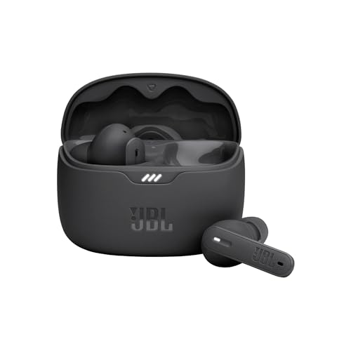 JBL Tune Beam - True Wireless Active Noise Cancelling Earbuds, Deep Bass Sound, Bluetooth 5.3, Water & Dust Resistant, Hands-Free Call with VoiceAware, Up to 48 Hours of Battery Life