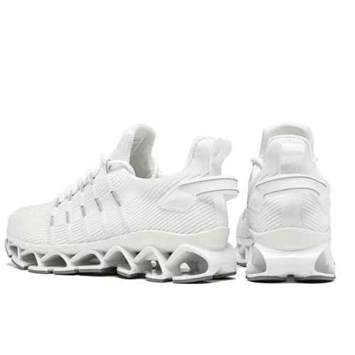 Image of Mens Running Shoes Mesh Breathable Trail Runners Fashion Sport Blade Walking Tennis Sneakers