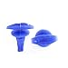uxcell 100Pcs Plastic Car Door Trim Panel Clip Rivet Fastener Retainer 7.5mm Hole Blue
