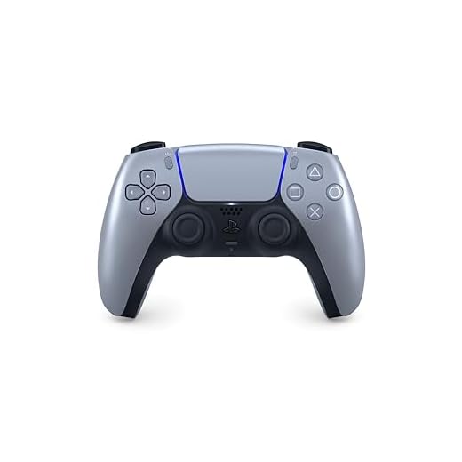 PlayStation 5 - Mando Inalámbrico DualSense Wireless Controller - Silver/Plata| Mando Original Sony para PS5 con Retroalimentación Háptica y gatillos Adaptativos
