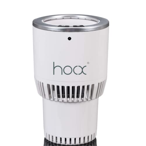 hoox Smart Cup mini car refrigerator/fridge and heater for Car make your drink hot/cool – 500 ml capacity Smart car accessory on the DRIVE (Pearl White)