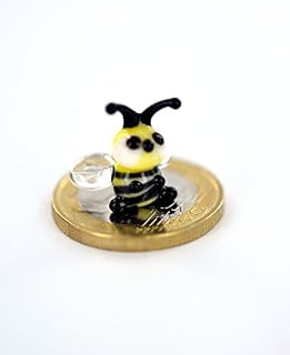 Mini Honey Bee Figure, Glass