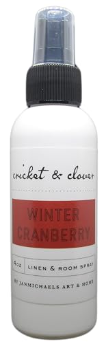 Winter Cranberry Potpourri Room Spray 4 Ounce Bottle