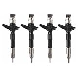 4Pcs New Fuel Injector Compatible with Toyota Hilux 1KD-FTV 2KD-FTV 3.0L D-4D 23670-09330