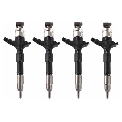 4Pcs New Fuel Injector Compatible with Toyota Hilux 1KD-FTV 2KD-FTV 3.0L D-4D 23670-09330