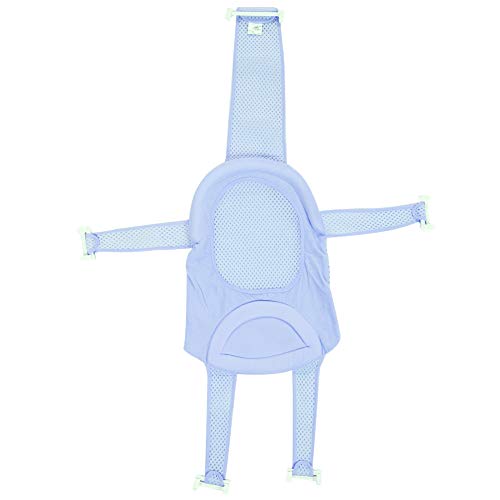 01 Cradle Rings rede de suporte para assento de banho de bebê para banheira de chuveiro evitando águ