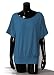 Van Der Rich ® - Oversize T-Shirt mit Fledermausärme - Damen(Denim, XL)