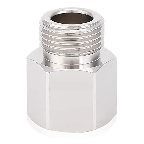 TR21-4 till W21.8 hushålls-soda cylinderadapter, hemgjord öltunna regulator, silver aluminium påfyllnings-tryckbegränsande ventil adapter omvandlartillbehör, för alla vanliga dricksvattenbubblor